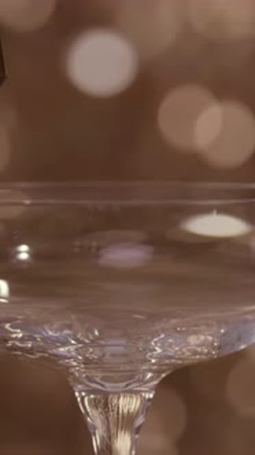 Champagne Glass in Vertical
