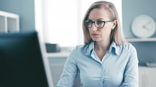 Working at Desk