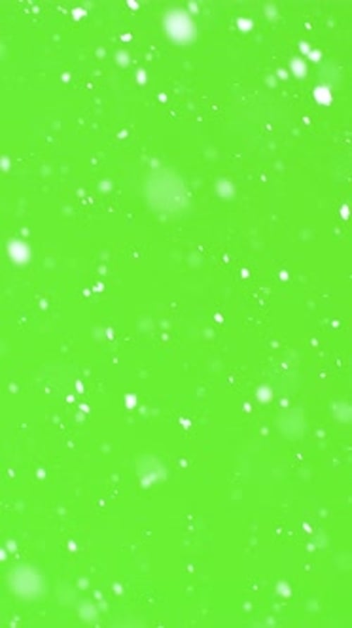 Snow Green Screen