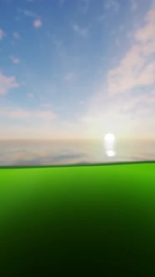 A Serene and Abstract View of a Tranquil Body of Water