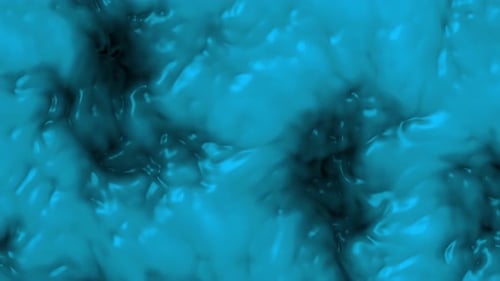 Abstract Blue Liquid Waves Flowing Motion Background Loop
