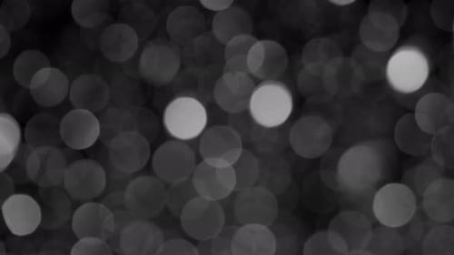 Monochromatic Abstract Circles Undulating and Shifting