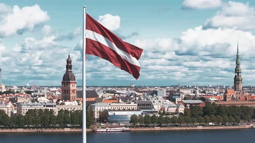 Patriotic Video Riga Aerial View