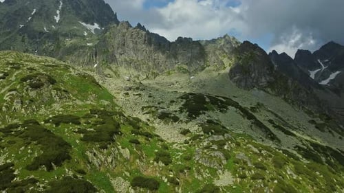 High Tatras Mountains Aerial View