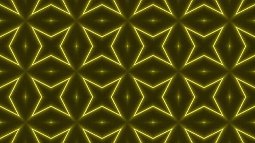 Seamless Looping Neon Geometric Pattern Background Animation