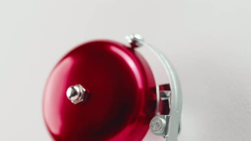 Red Bell School on the White Wall