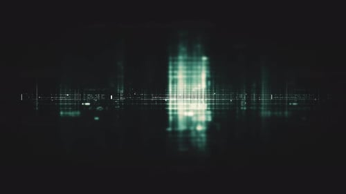 Dynamic Sci-Fi Digital Grid Background