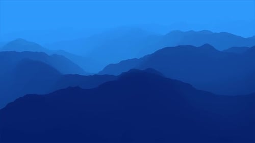 Abstract Blue Mountain Layers Seamless Loop Background