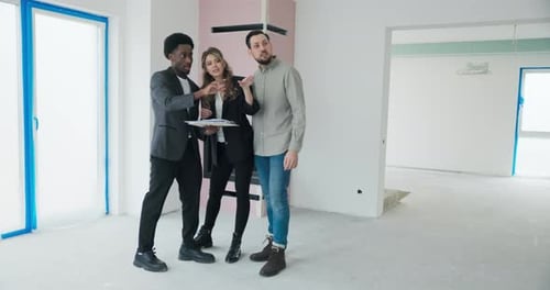 Young Couple's Dream Home African Real Estate Agent Showcases Stunning Constructed House to Young