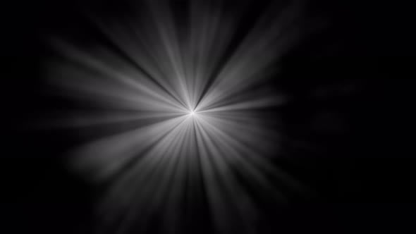 Seamless animation of rays of light. Looping animation of light. White ...