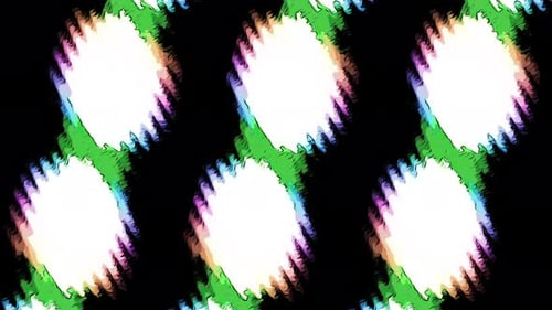 Abstract blurred lights and stripes on a black background