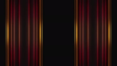 Abstract Glowing Vertical Line Reveal Transition