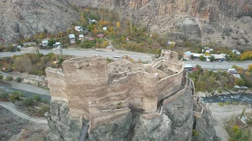 Aerial Medieval Castle