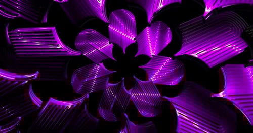 Animation en boucle de tunnel de couleur abstraite 4K VJ 39