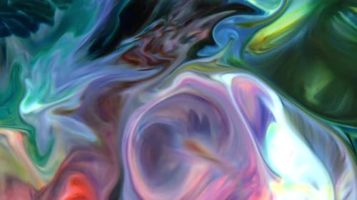 Colorful Abstract Background with Swirling Fluid Patterns