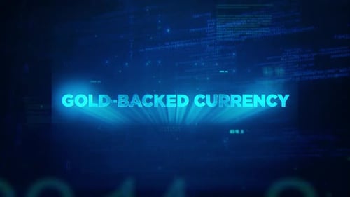 Futuristic Digital Glitch Text Reveal Animation