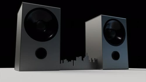 Large Gray Speakers