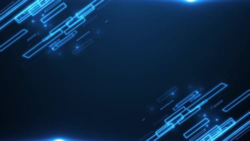 Cyberspace Grid Tunnel Business Corporate Technology Particles Tunnel Digital Background Loop