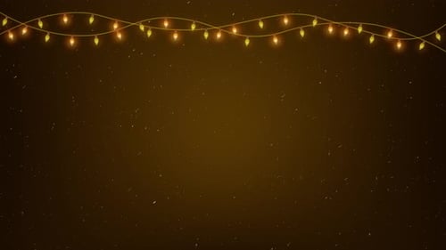 Christmas Frame Background Glowing Color Light Lamps Bulbs Sparkles Xmas New Year Wedding