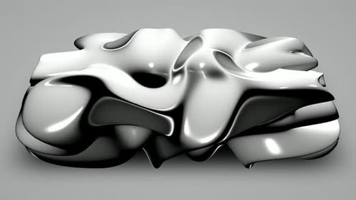 Abstract Liquid Metal Fluid Dynamic Background Loop