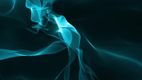 Abstract Fluid Blue Wavy Background Animation