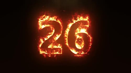 Número ardiente 26. Número de incendio