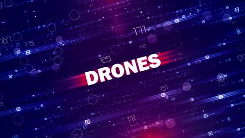 Drones Tech Background