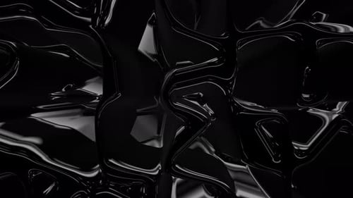 Dark Glossy Abstract Loop Black Texture Motion Background
