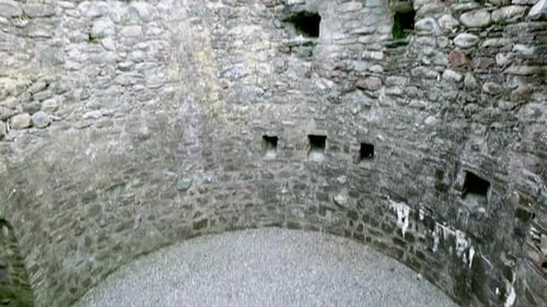 Ancient Monument, Architecture and Landmark Concept - Old Medieval Tower with Loopholes
