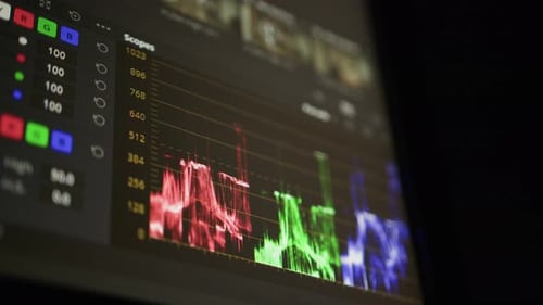 A program for color correction is the process of changing color. computer screen