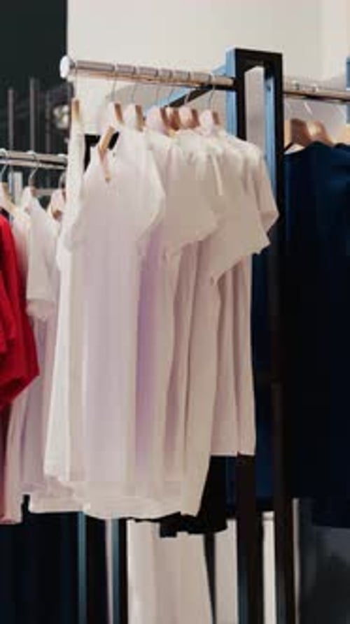 Modern Boutique Filled with Casual Wear