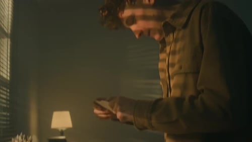 Man Acting Out in Anger Inside Room