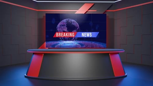 News Studio Background Loop.