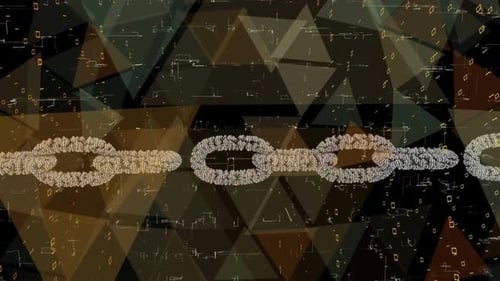 Chaîne de blocs. Concept de technologie blockchain