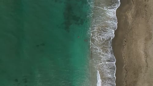 Aerial Video Turkish Coast Sunrise Bliss