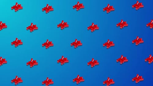 Einkaufs-Symbole Animation Hintergrund Loop