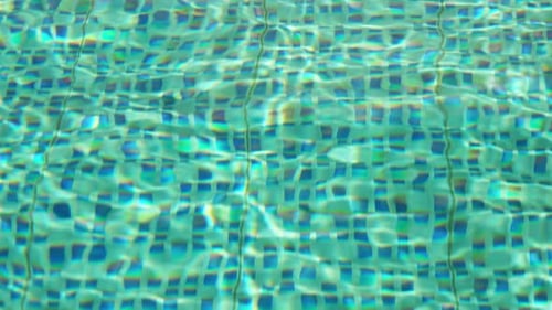 Reflections on swimming pool