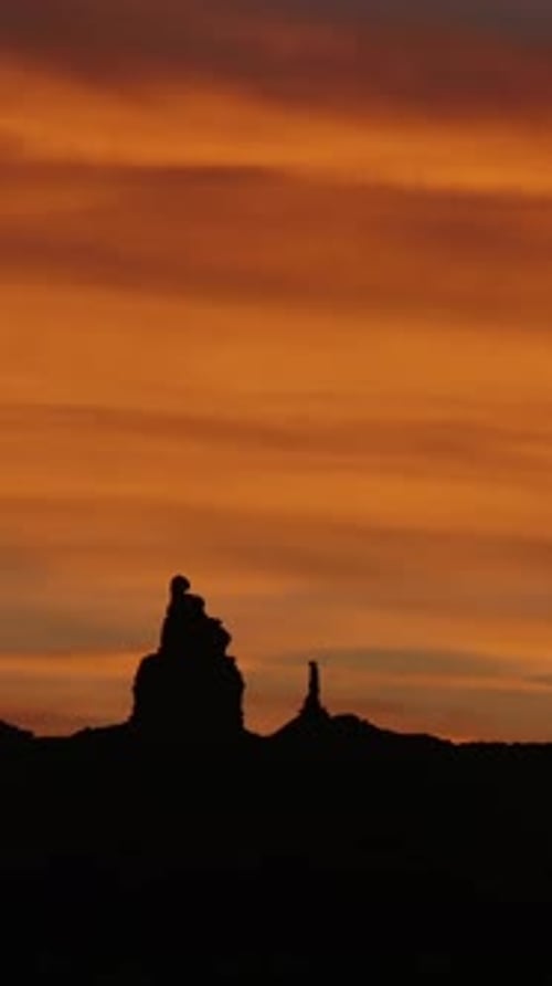 Vidéo verticale Desert Southwest Sunrise
