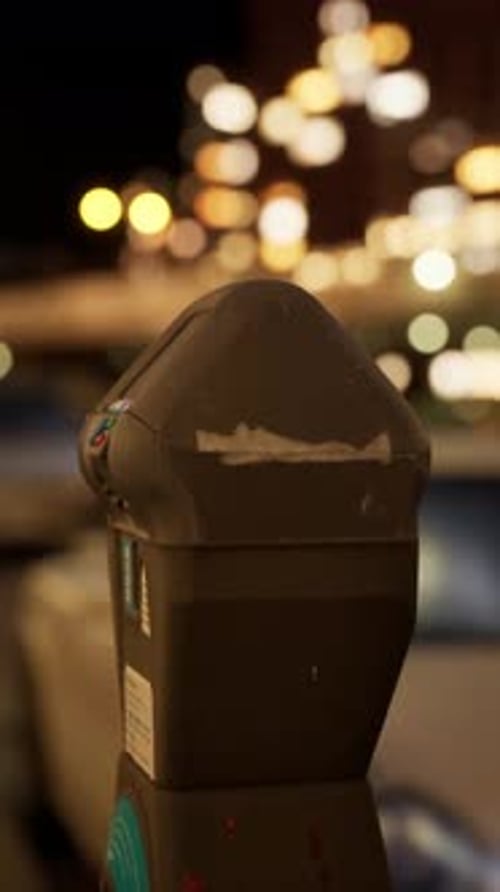Beautiful Hyperlapse Timelapse of Night Miami City Traffic