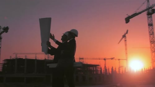 Steadicam von Skyline und Kränen mit asiatischem Konstruktion/ Ausführung/ Architekt/ Ingenieur