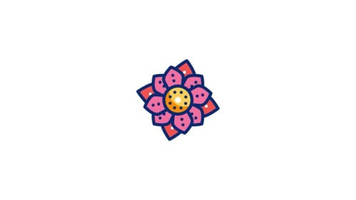 Icono animado de mandala
