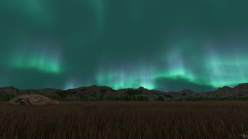 Northern Lights Aurora Night Landscape Nature