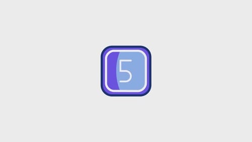 Five Animated Icon