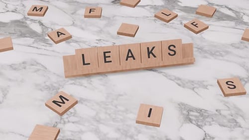 Leaks word on scrabble