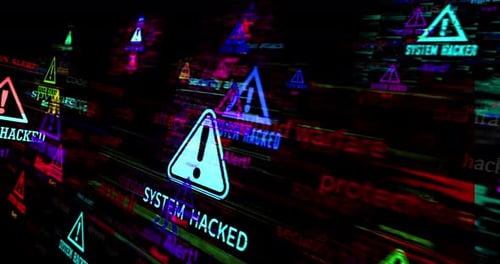 Symbole piraté du système : boucle transparente