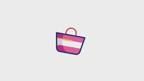 Beach Bag Animated Icon