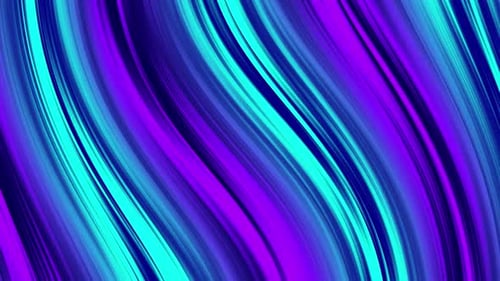 Digitaler Neonhintergrund mit wellenförmiger Linienschleife