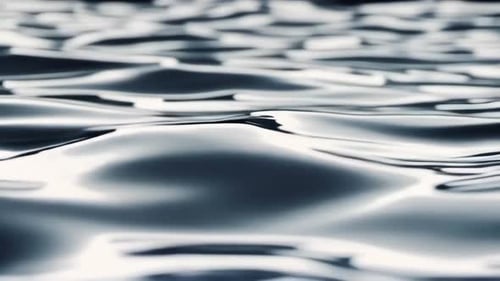 Abstract Dark Fluid Waves Seamless Loop Background