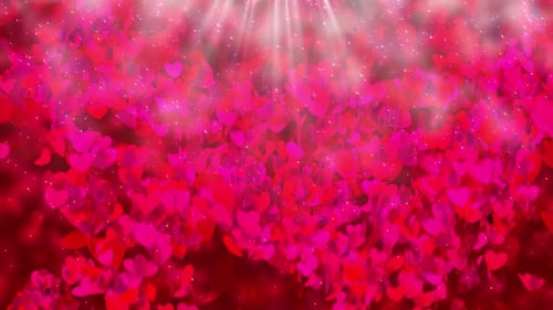 Fluid Hearts Background Loop