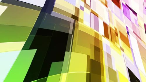 Dynamic Colorful Abstract Geometric Background Animation